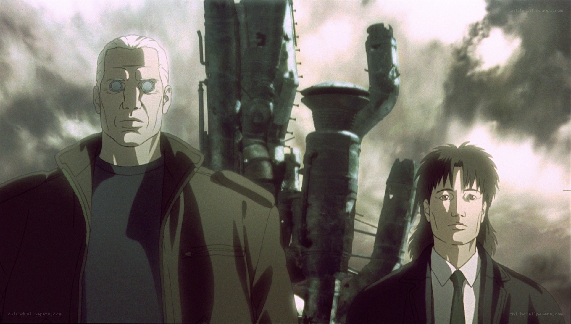 cyberpunk anime scene