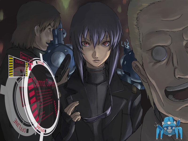 cyberpunk anime scene