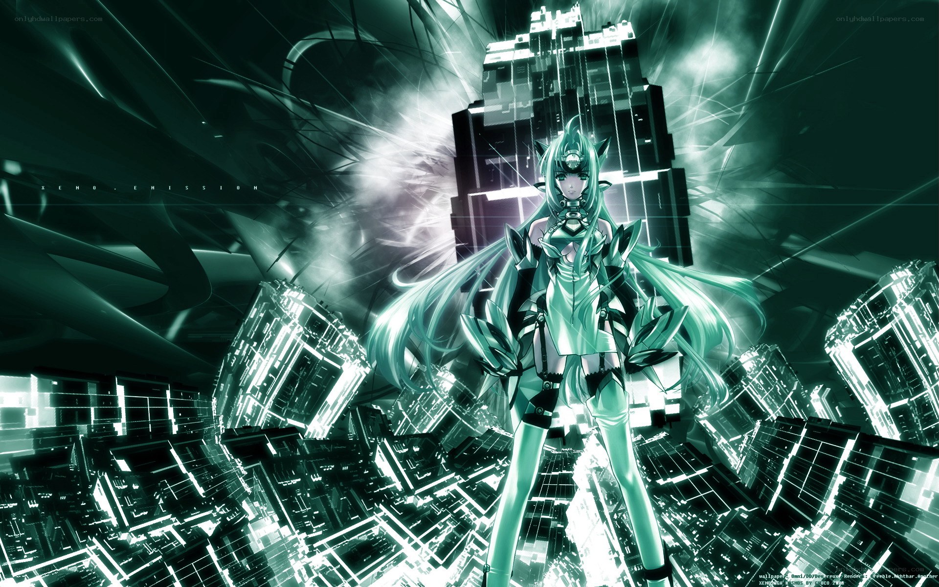 cyberpunk anime warrior