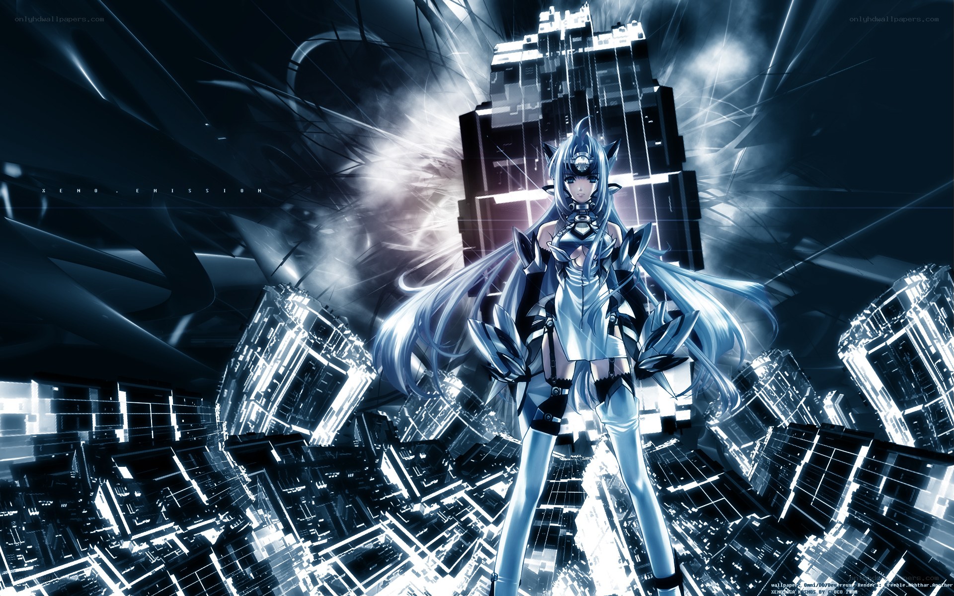 cyberpunk anime warrior