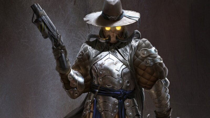 cyberpunk bounty hunter