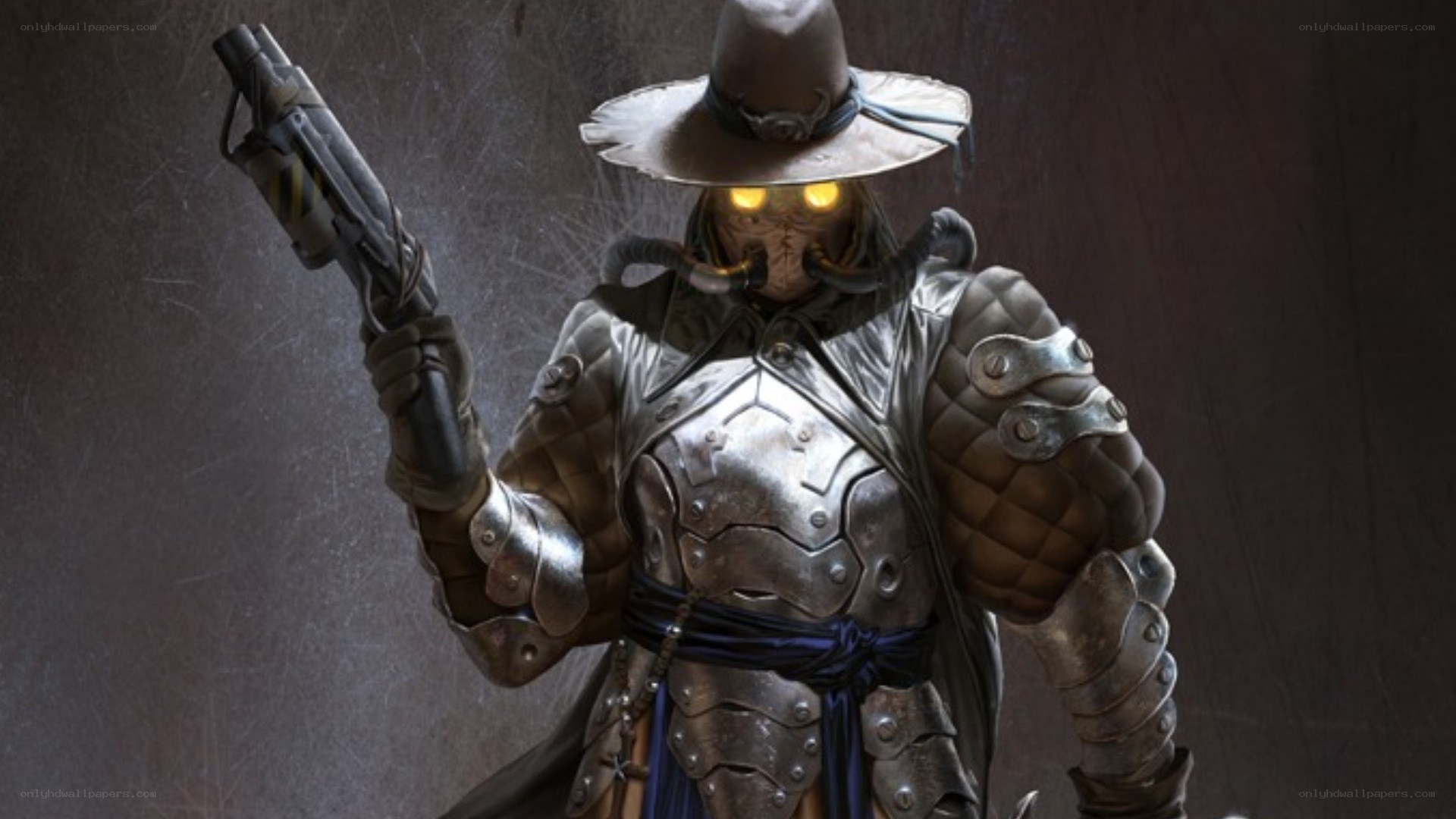 cyberpunk bounty hunter