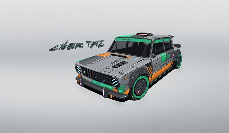 Cyberpunk Car