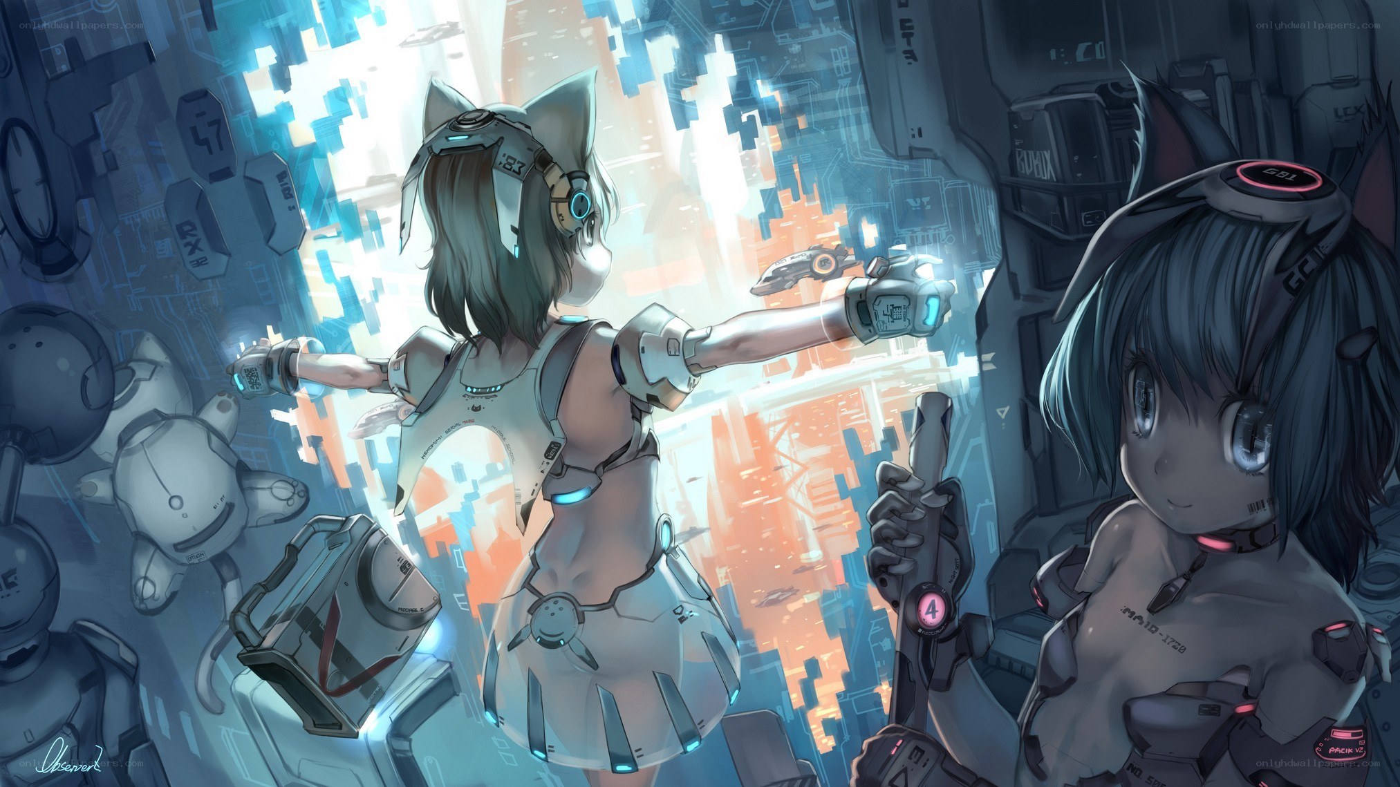 cyberpunk cat girls