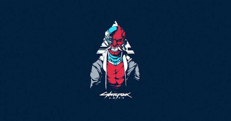 Cyberpunk Character — Blue, Dark