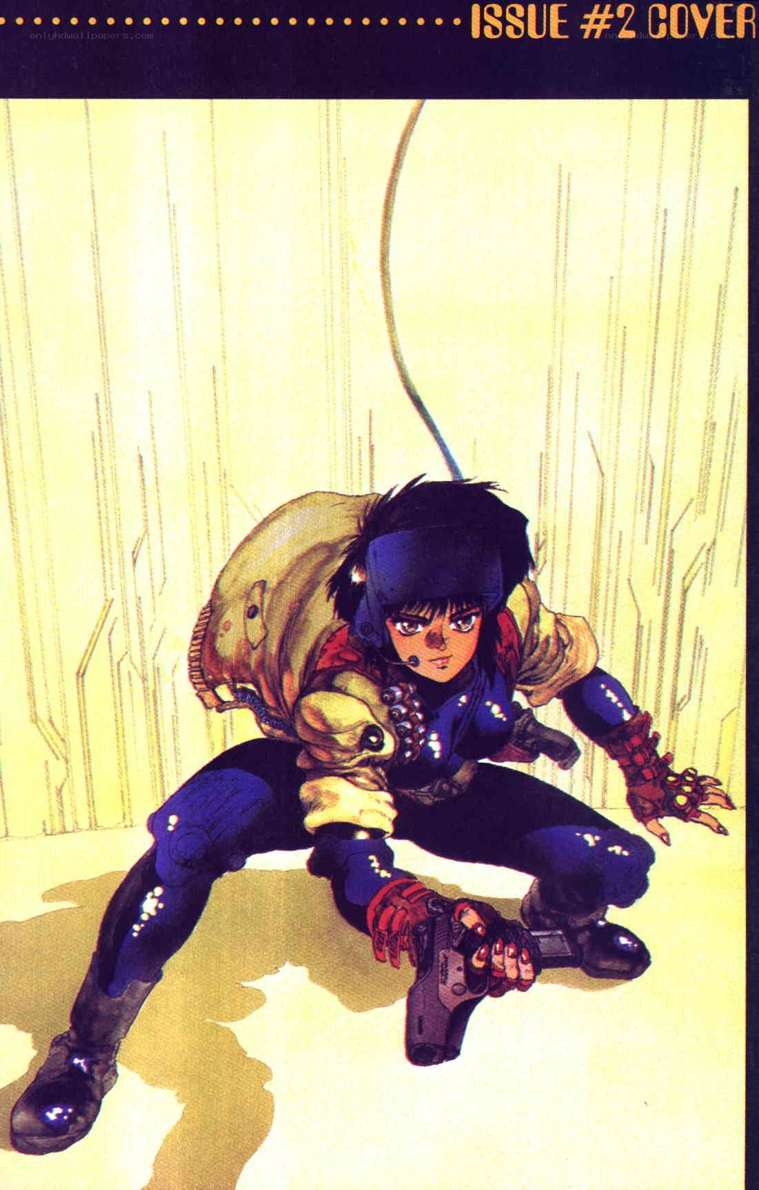 Cyberpunk character cover art