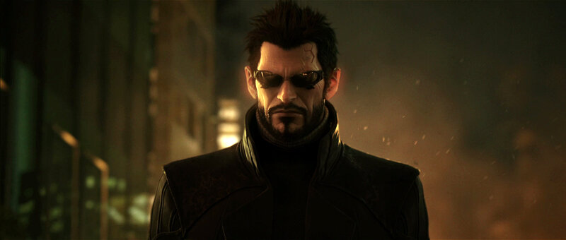 cyberpunk character in dark alley