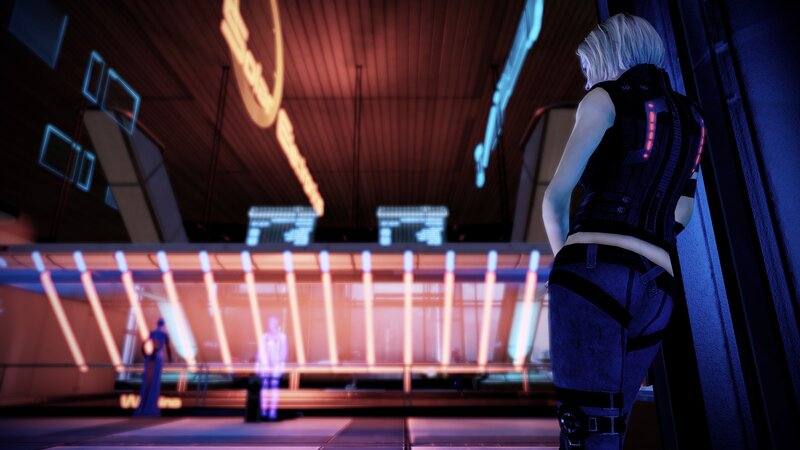 cyberpunk character in neon-lit city