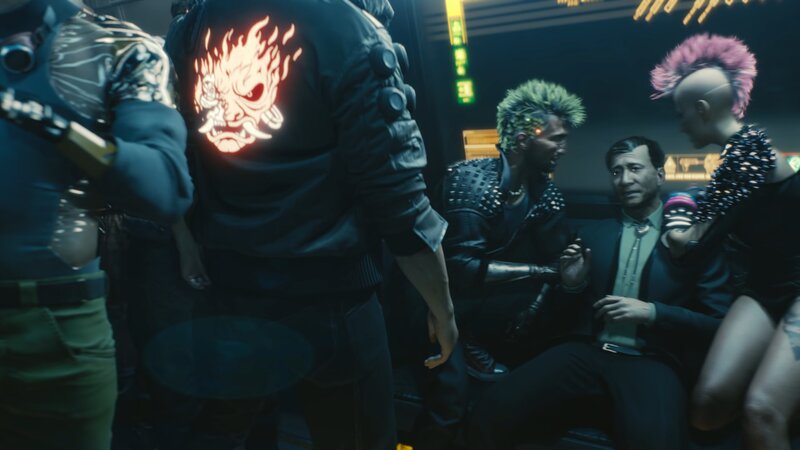 Cyberpunk Characters in Club