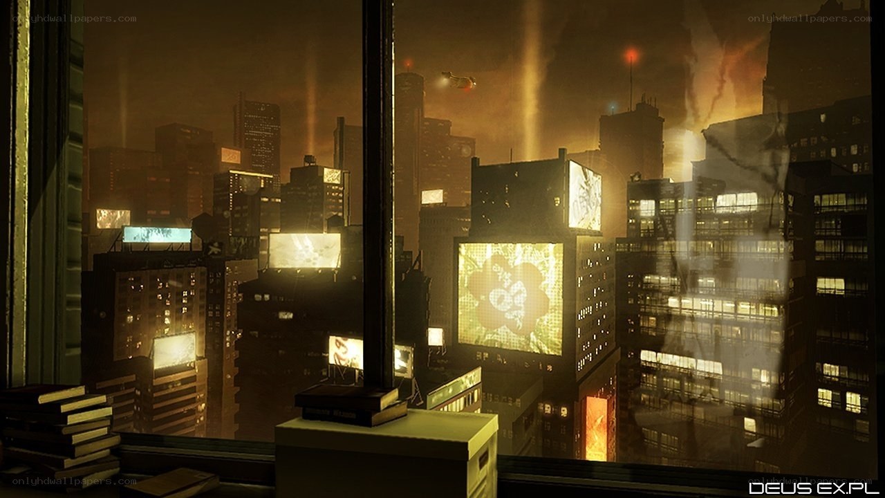 cyberpunk cityscape at night