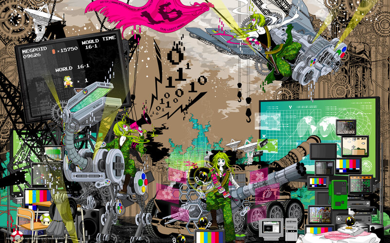 cyberpunk digital collage
