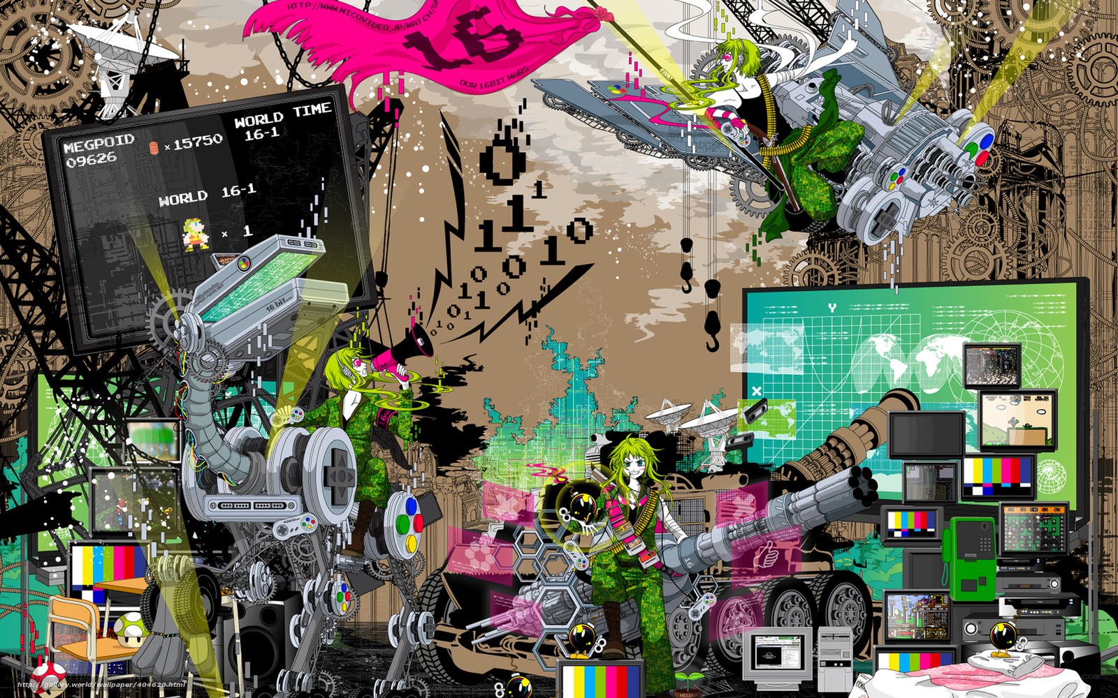 cyberpunk digital collage