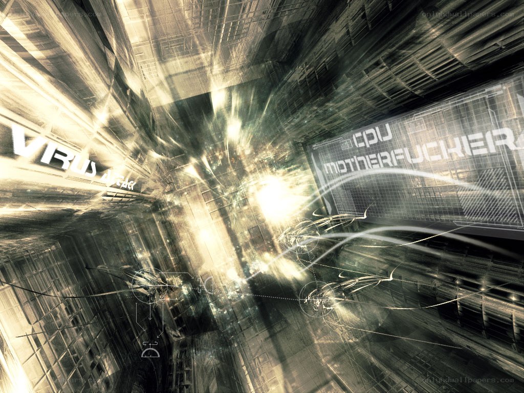 cyberpunk digital explosion