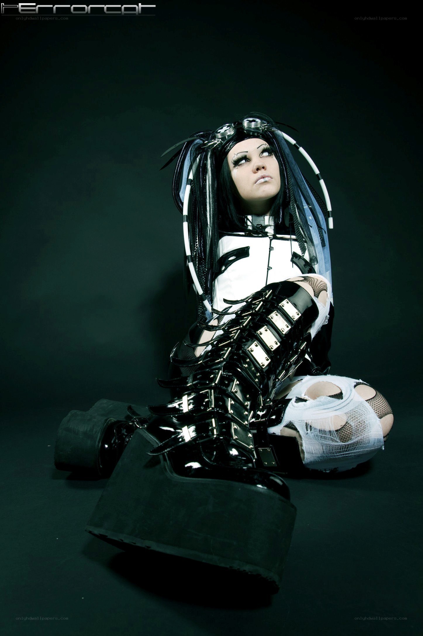 cyberpunk fashion model
