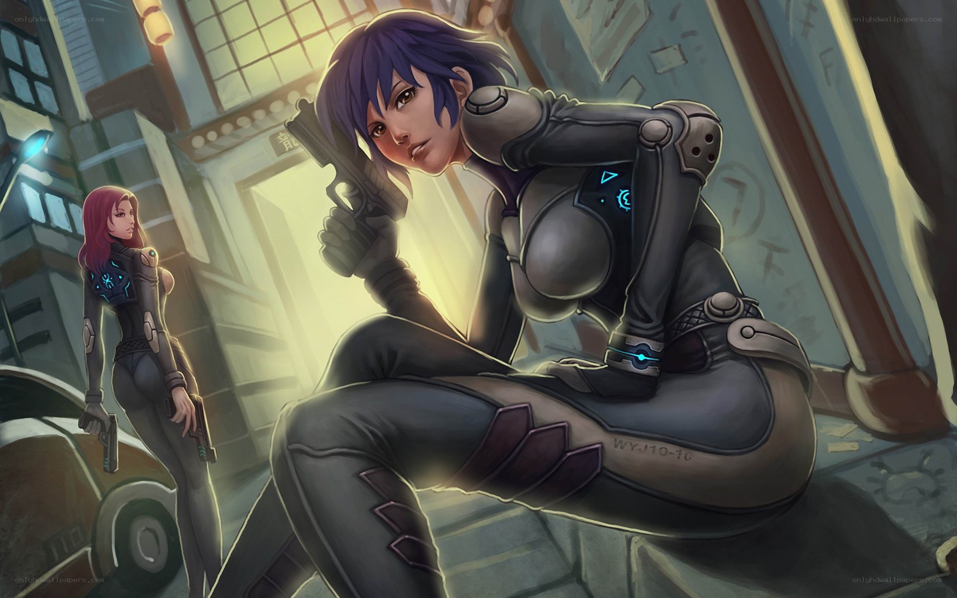 cyberpunk female agents