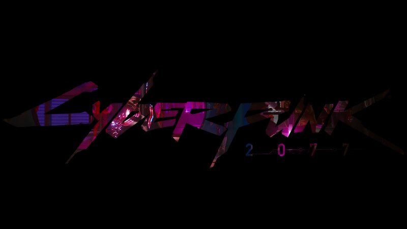 Cyberpunk Logo — Black, Dark, Futuristic