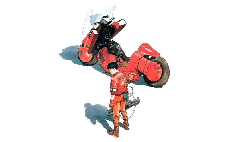 cyberpunk motorcycle artwork