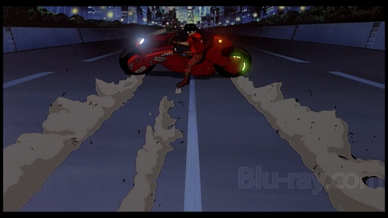 cyberpunk motorcycle chase
