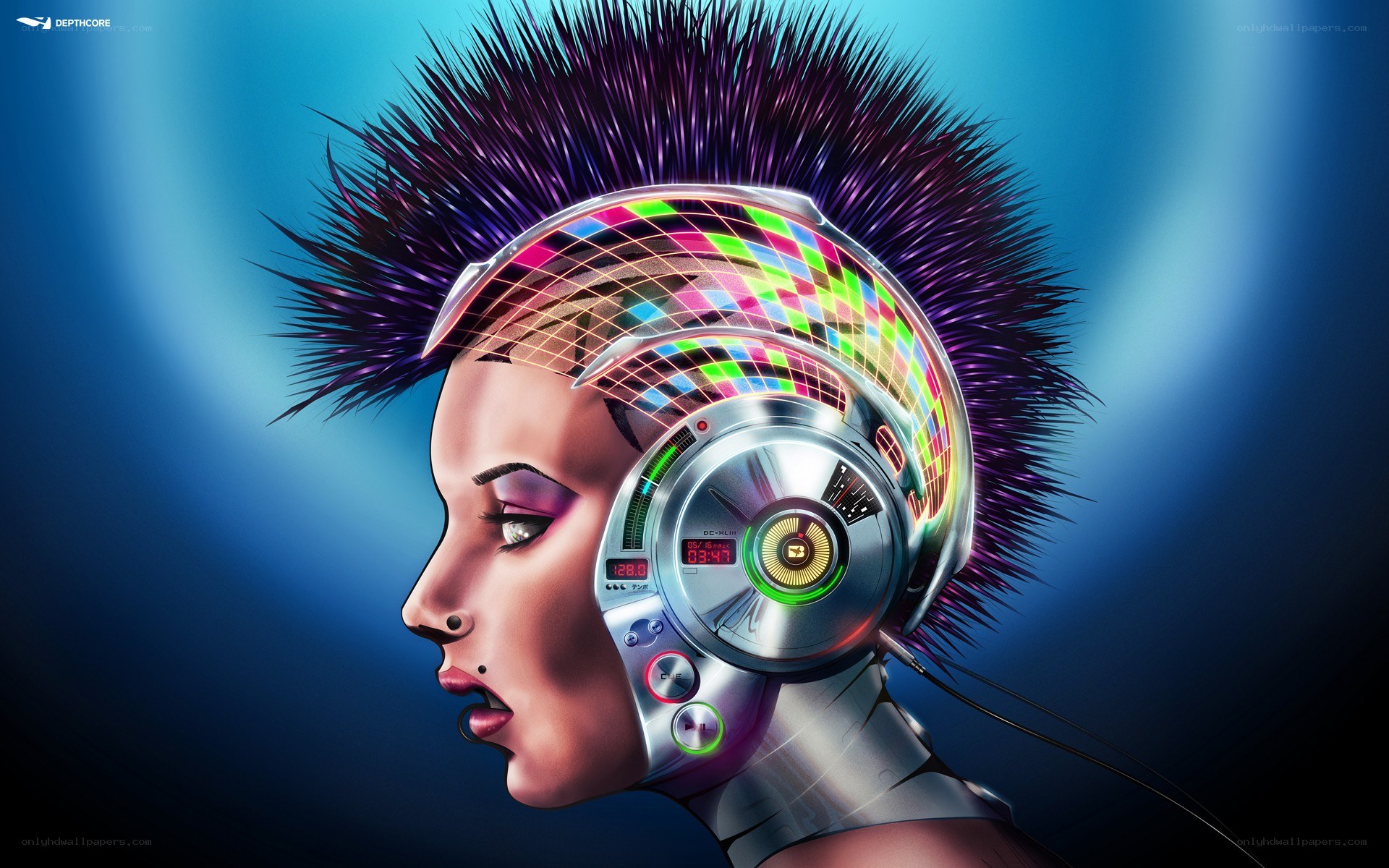 cyberpunk music lover