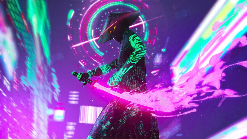 Cyberpunk Ninja Warrior