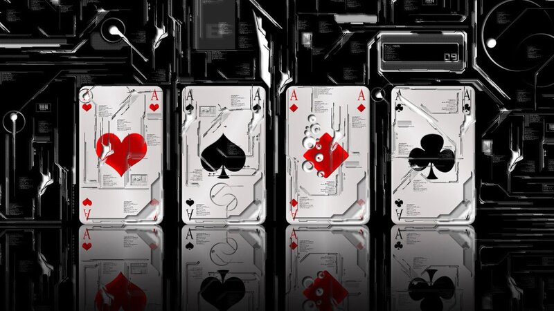 cyberpunk playing cards