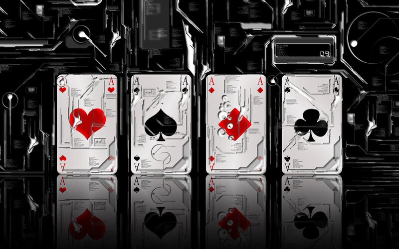 cyberpunk playing cards