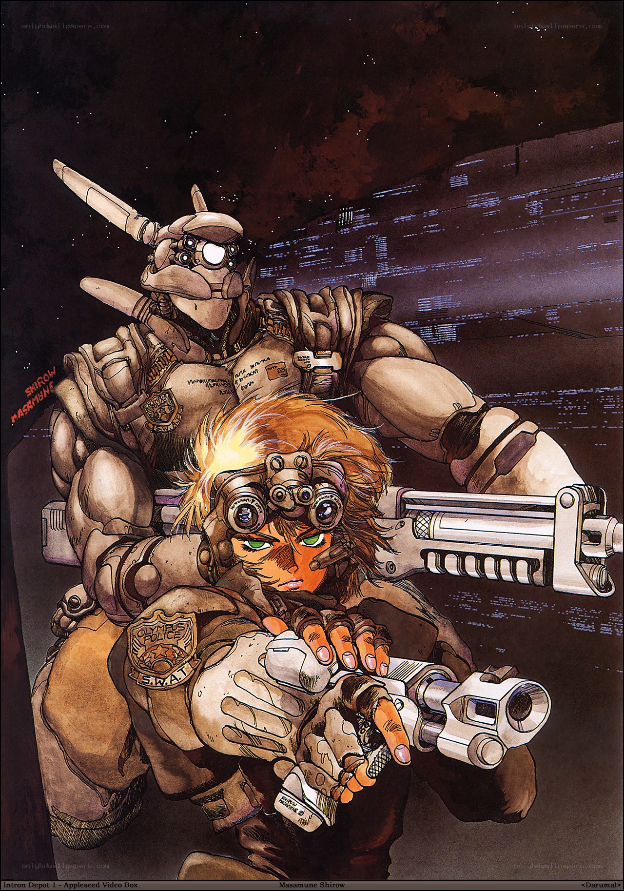 cyberpunk police duo
