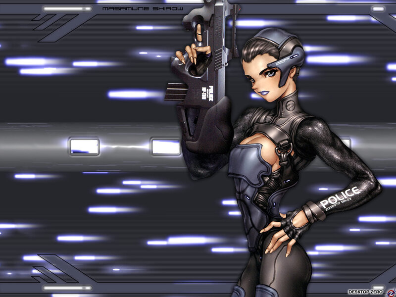 cyberpunk police officer