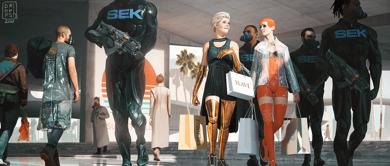 Cyberpunk Shoppers