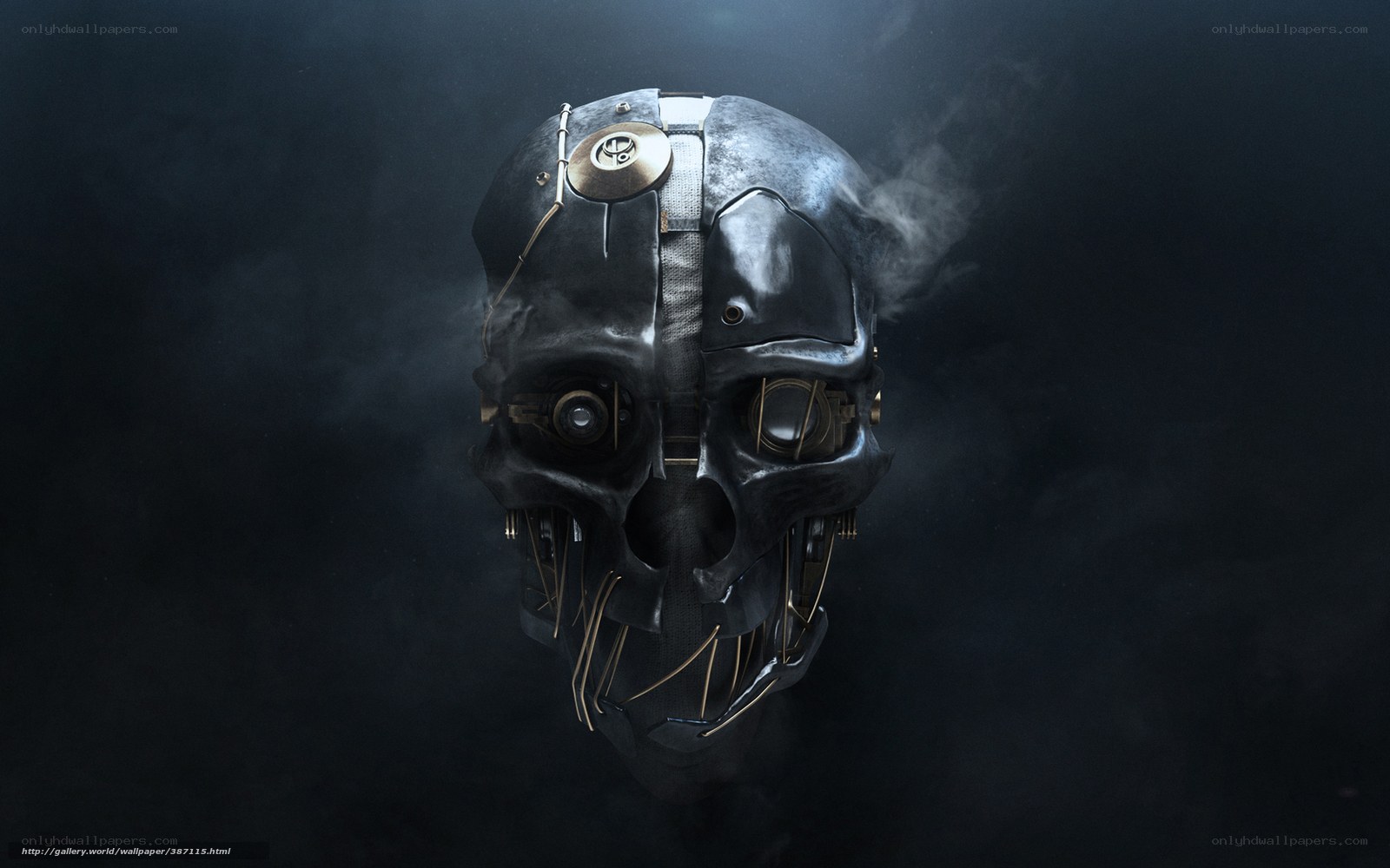 cyberpunk skull helmet