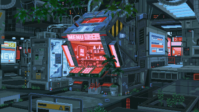 Cyberpunk Vending Machine