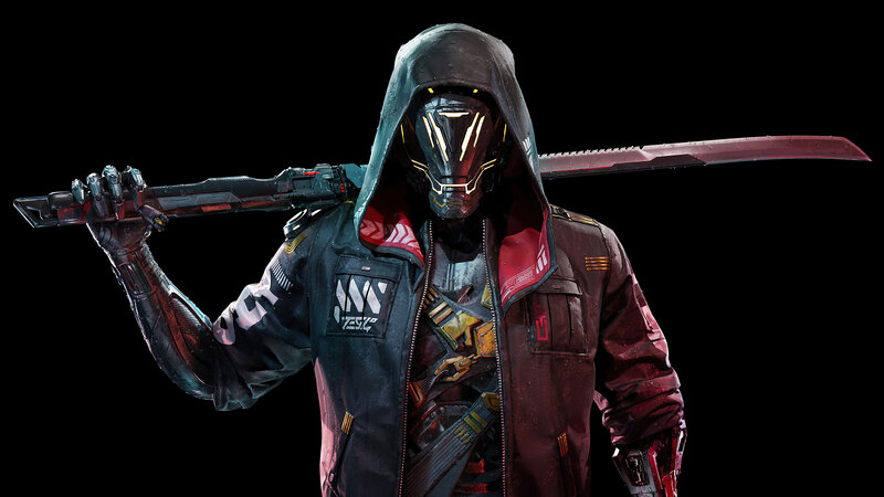 Cyberpunk Warrior — Black
