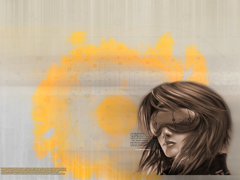 cyberpunk woman with goggles