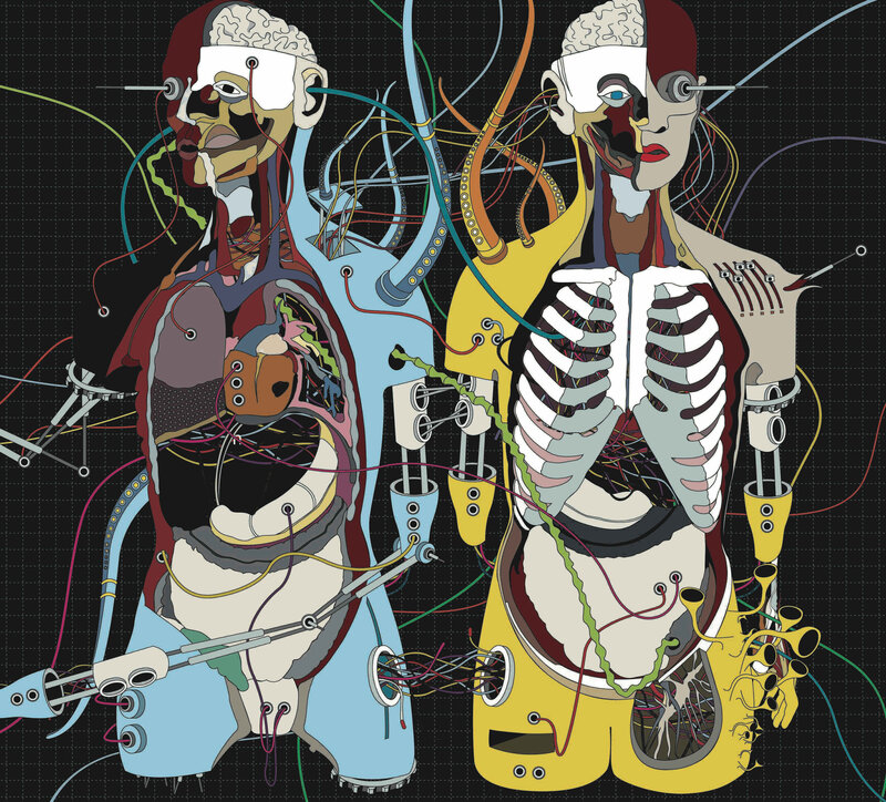 cyborg anatomy illustration