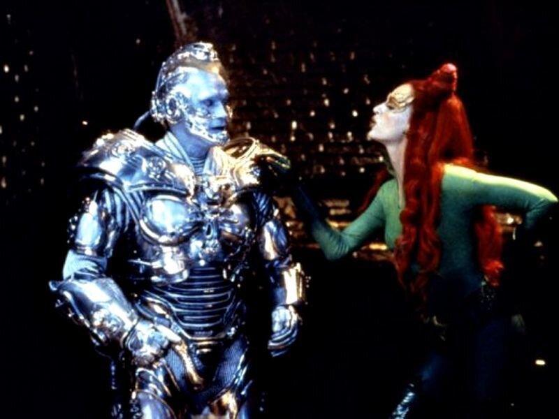 Cyborg and Red-haired Woman