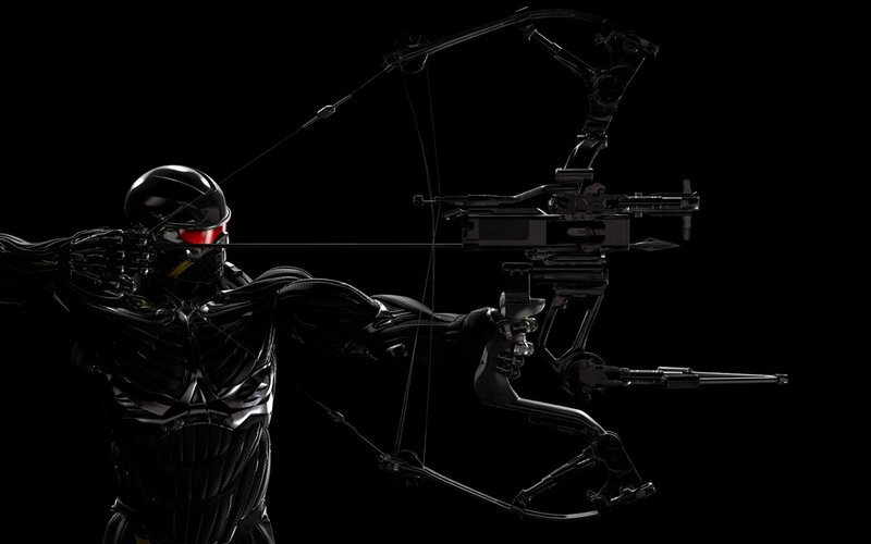 Cyborg Archer — Black, Dark