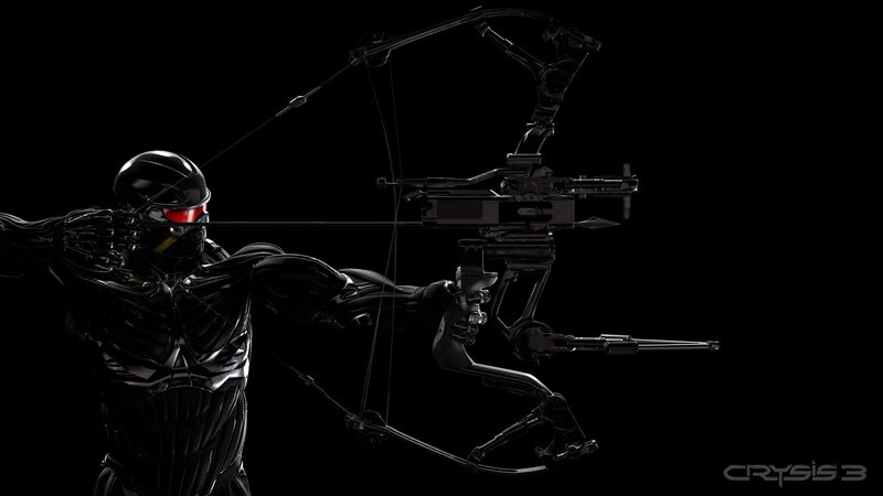 Cyborg Archer — Black, Dramatic