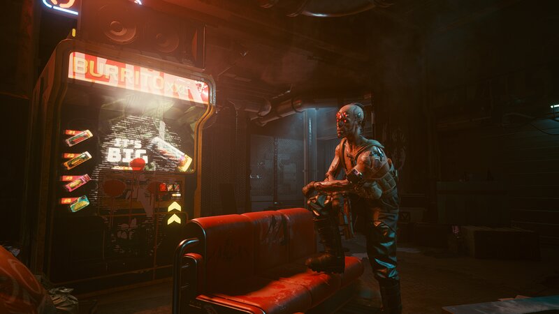 Cyborg Character in Arcade