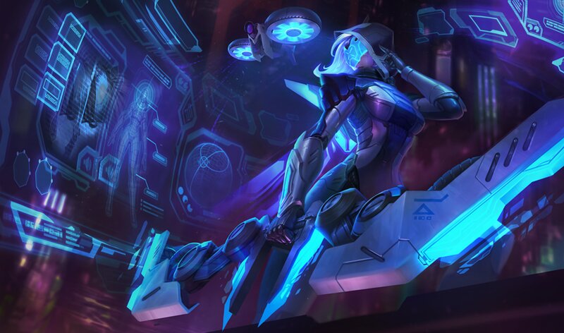 Cyborg Character in Cockpit