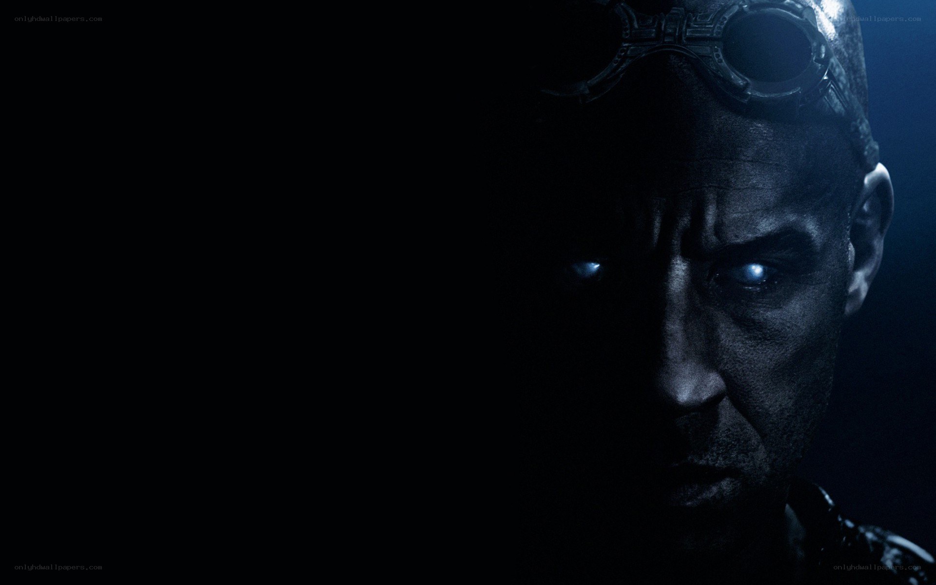 cyborg character in dark lighting