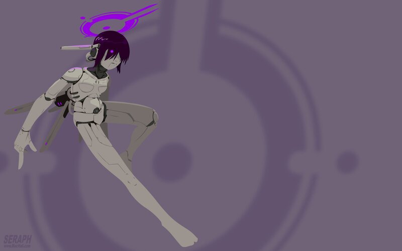 cyborg character in dynamic pose