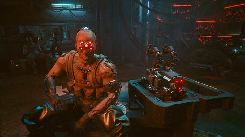 Cyborg Character in Lab