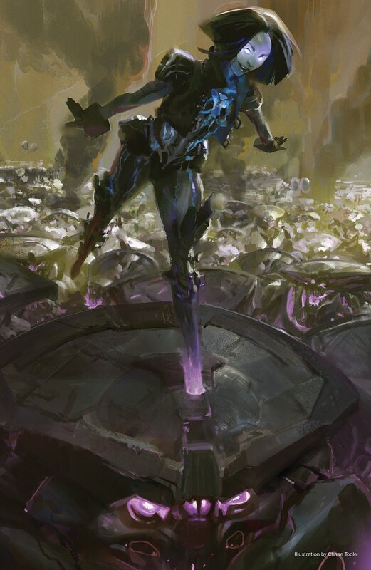 Cyborg Character Standing