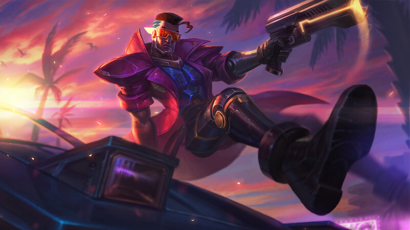 Cyborg Character with Gun