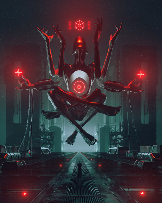 Cyborg Entity with Multiple Limbs