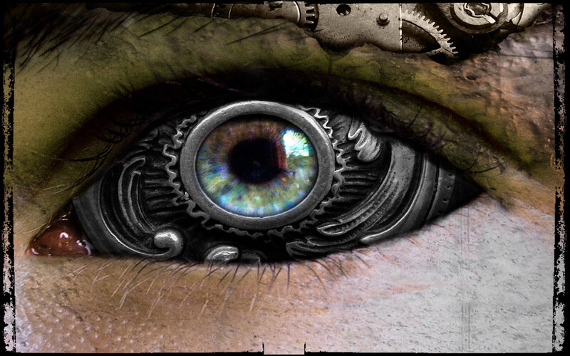 Cyborg Eye with Gears