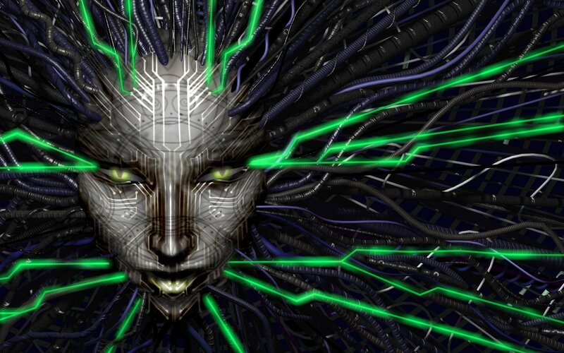 Cyborg Face with Cables