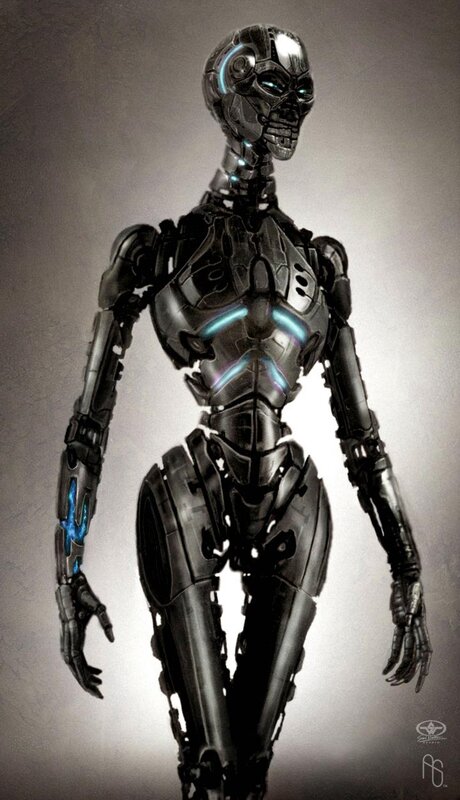 cyborg female robot
