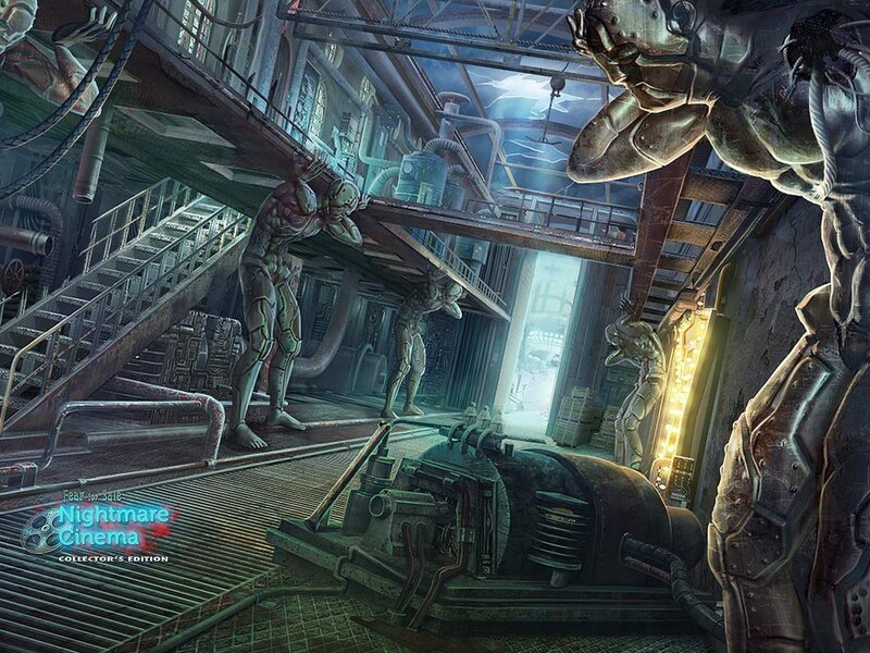 Cyborg Figures in Factory