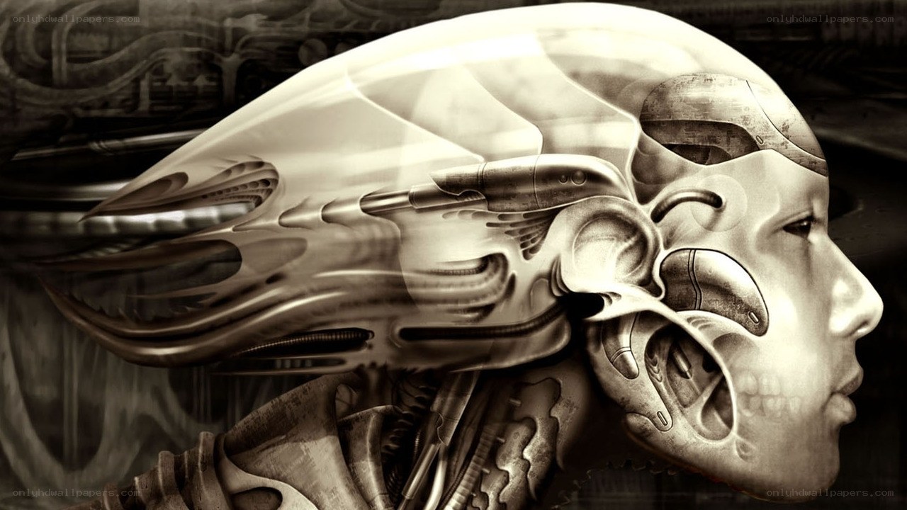 cyborg head profile